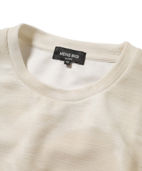 MEN'S BIGI(メンズビギ)の「サーフタイダイニット(Tシャツ/カットソー・メンズ・ライトグレー/サックスブルー/ベージュ・02/01/03)」の12枚目の写真