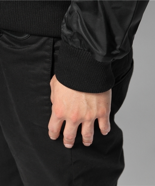 GIORDANO（ジョルダーノ）の「[GIORDANO]ナイロン中綿MA-1ジャケット（ミリタリージャケット・メンズ・ブラック/ネイビー/アーミー・SMALL/MEDIUM/LARGE/X-LARGE）」の9枚目の写真