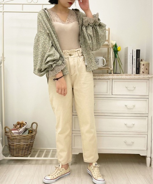 apres jour(アプレジュール)の「花柄袖ボリュームブラウス【ZOZOTOWN限定アイテム】(シャツ/ブラウス・レディース・アイボリー/ミント/モカ/ダークブルー・フリー/X-LARGE)」の10枚目の写真