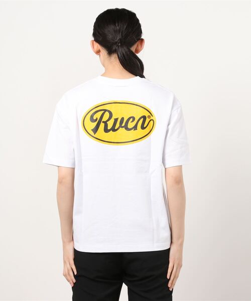 RVCA/ルーカ ビッグシルエット バックプリントロゴTシャツ BB043