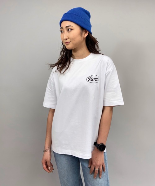 RVCA(ルーカ)の「RVCA/ルーカ ビッグシルエット バックプリントロゴTシャツ BB043-236(Tシャツ/カットソー・レディース・ホワイト/ブラック/オレンジ・S/XS)」の15枚目の写真