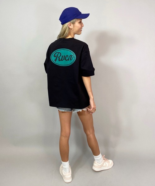 RVCA/ルーカ ビッグシルエット バックプリントロゴTシャツ BB043