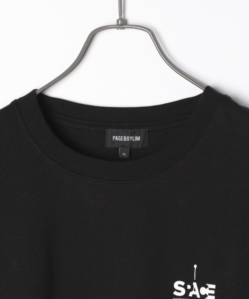 PBLIM（ページボーイリム）の「【PAGEBOYLIM】スペースロゴT（Tシャツ/カットソー・レディース・オフホワイト/ブラック/イエロー・MEDIUM/LARGE）」の21枚目の写真