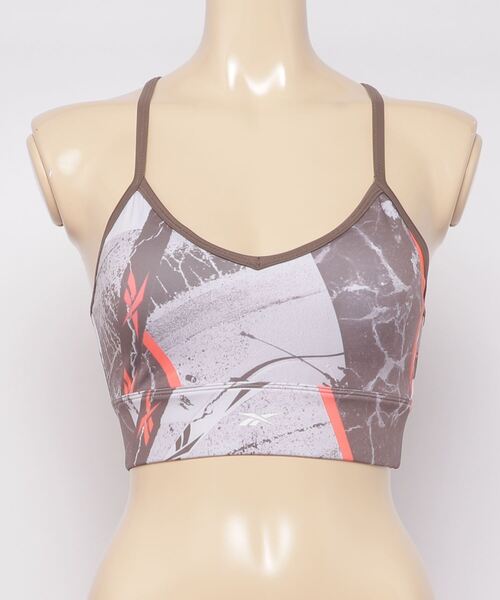 Reebok（リーボック）の「ワークアウトレディ プリンテッド スポーツブラ / Workout Ready Printed Sports Bra（スポーツブラ・レディース・ブラック/ライトブラウン/パープル系その他・SMALL/MEDIUM/LARGE/X-LARGE/X-SMALL/XX-LARGE）」の11枚目の写真