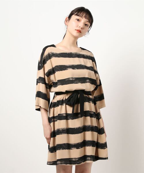 セール Benetton ベルト付き膝丈総柄ワンピース ワンピース ワンピース Benetton United Benetton ベネトン セール Benetton ベルト付き膝丈総柄ワンピース ワンピース ワンピース Benetton United Benetton ベネトン