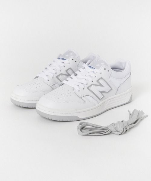 URBAN RESEARCH DOORS（アーバンリサーチドアーズ）の「『別注』NEW BALANCE×DOORS　BB480L（スニーカー・メンズ・ホワイト・25.5/26/26.5/27/27.5/28/28.5/29）」の5枚目の写真