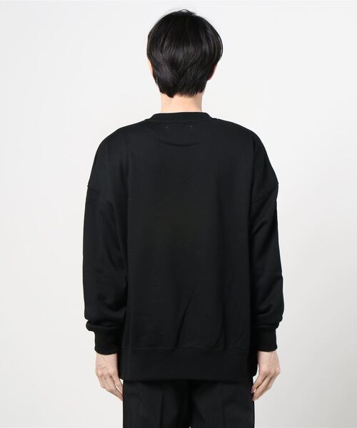 PARADOX(パラドックス)の「PRDX PARADOX TOKYO / GRAPHIC WIDE SWEAT(INDUSTRIAL CHURCH)-PX20-ES-03(スウェット・メンズ・ブラック/グレー・FREE)」の5枚目の写真