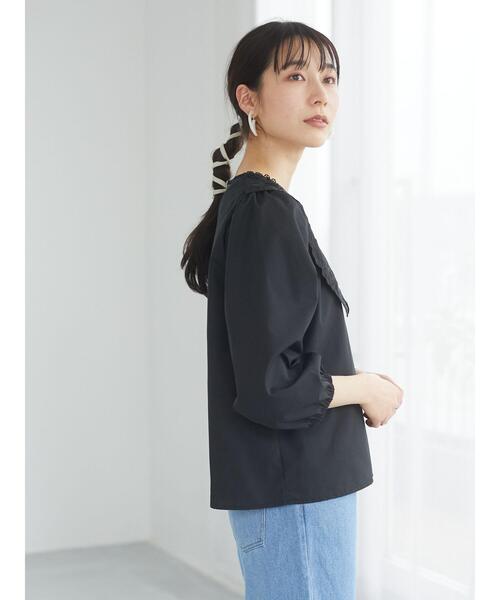 ELENCARE DUE(エレンカーレデュエ)の「・ELENCARE DUE 刺繍レースカラーブラウス*(シャツ/ブラウス・レディース・ブラック/オフホワイト/ピンクベージュ・FREE)」の17枚目の写真