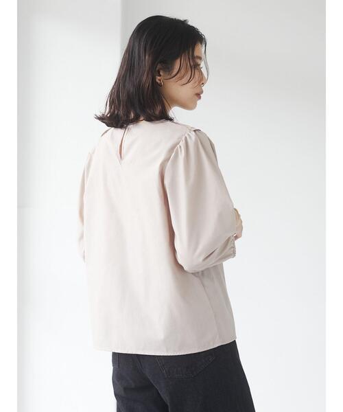 ELENCARE DUE(エレンカーレデュエ)の「・ELENCARE DUE 刺繍レースカラーブラウス*(シャツ/ブラウス・レディース・ブラック/オフホワイト/ピンクベージュ・FREE)」の19枚目の写真