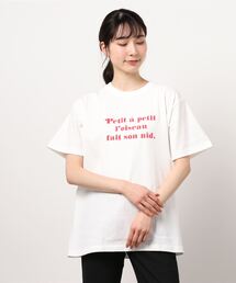 SPINNS | アソートロゴバックプリントTシャツ(Tシャツ/カットソー)