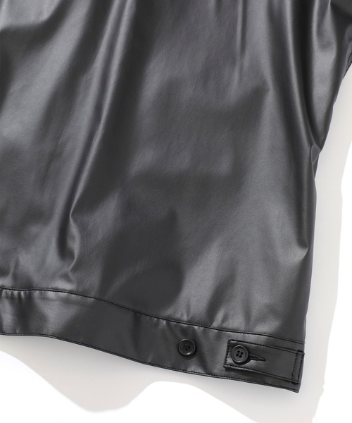 no.(ナンバー)の「【no.】2ND ECO-LEATHER VEST(ベスト・メンズ・ベージュ/ブラック・1)」の11枚目の写真