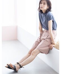 THE SHOP TK  | ◆【VERY6月号掲載】CARREMAN 美for ハーフパンツ(スーツパンツ)