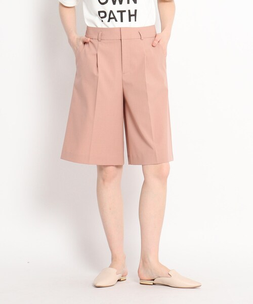 THE SHOP TK （ザ ショップ ティーケー ）の「◆【VERY6月号掲載】CARREMAN 美for ハーフパンツ（スーツパンツ・レディース・ベージュ/ベビーピンク・12/13/14）」の14枚目の写真