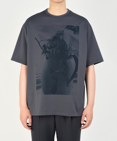 LAD MUSICIAN（ラッドミュージシャン）の「【LAD MUSICIAN×Lui's/ラッド ミュージシャン×ルイス】 花瓶柄ビッグシルエットTシャツ（Tシャツ/カットソー・メンズ・ホワイト/ブラック/ブルー・44/46/42）」の3枚目の写真