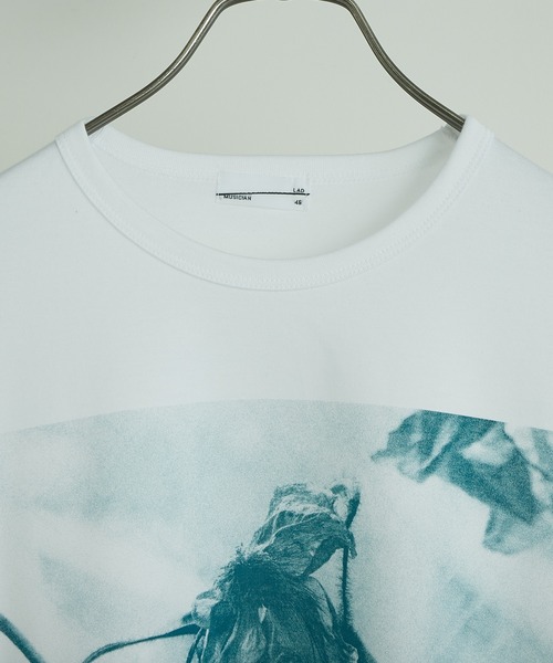 LAD MUSICIAN（ラッドミュージシャン）の「【LAD MUSICIAN×Lui's/ラッド ミュージシャン×ルイス】 花瓶柄ビッグシルエットTシャツ（Tシャツ/カットソー・メンズ・ホワイト/ブラック/ブルー・44/46/42）」の15枚目の写真
