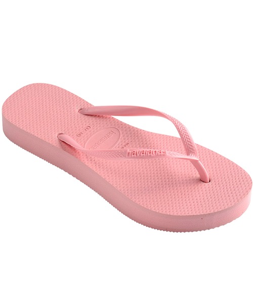 havaianas（ハワイアナス）の「havaianas (ハワイアナス) / Slim Flatform サンダル ラバービーチサンダル　厚底2.5ｃｍ（サンダル・レディース・ブラック/グレー/ゴールド系その他/ピンク/ライトグリーン/スカイブルー/ピンクゴールド/パープル/ゴールド/ピンク系その他/ライラック/ベージュ・23/22/24.5/25.5）」の8枚目の写真