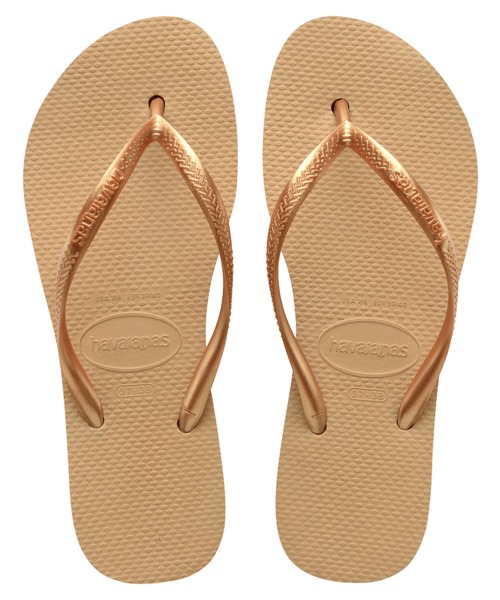 havaianas（ハワイアナス）の「havaianas (ハワイアナス) / Slim Flatform サンダル ラバービーチサンダル　厚底2.5ｃｍ（サンダル・レディース・ブラック/グレー/ゴールド系その他/ピンク/ライトグリーン/スカイブルー/ピンクゴールド/パープル/ゴールド/ピンク系その他/ライラック/ベージュ・23/22/24.5/25.5）」の17枚目の写真