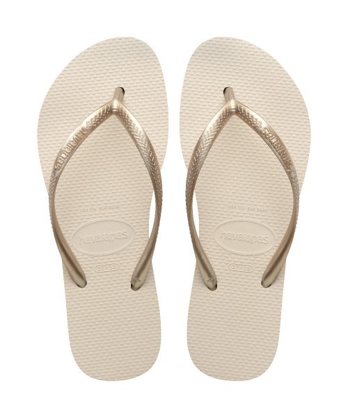 havaianas（ハワイアナス）の「havaianas (ハワイアナス) / Slim Flatform サンダル ラバービーチサンダル　厚底2.5ｃｍ（サンダル・レディース・ブラック/グレー/ゴールド系その他/ピンク/ライトグリーン/スカイブルー/ピンクゴールド/パープル/ゴールド/ピンク系その他/ライラック/ベージュ・23/22/24.5/25.5）」の18枚目の写真