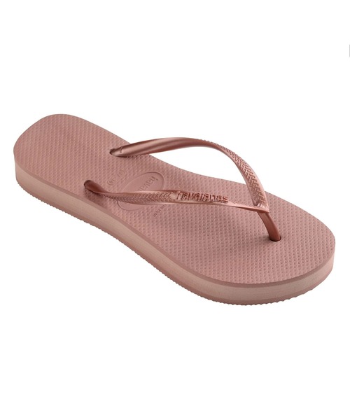 havaianas（ハワイアナス）の「havaianas (ハワイアナス) / Slim Flatform サンダル ラバービーチサンダル　厚底2.5ｃｍ（サンダル・レディース・ブラック/グレー/ゴールド系その他/ピンク/ライトグリーン/スカイブルー/ピンクゴールド/パープル/ゴールド/ピンク系その他/ライラック/ベージュ・23/22/24.5/25.5）」の22枚目の写真
