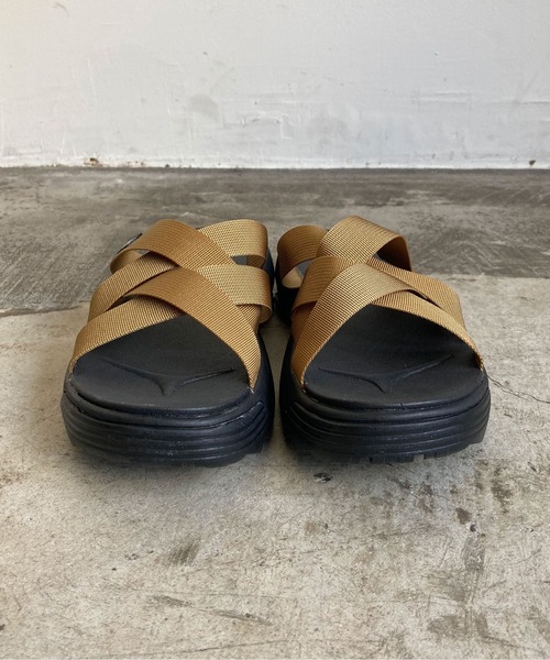 COMMON WARE（コモンウェアー）の「ST:MEI Recycled nylon mesh SANDAL（サンダル・レディース・ブラウン/ライトブラウン/オリーブドラブ/ブラック・26cm/27cm/28cm/23㎝/24cm/25cm/23cm）」の5枚目の写真