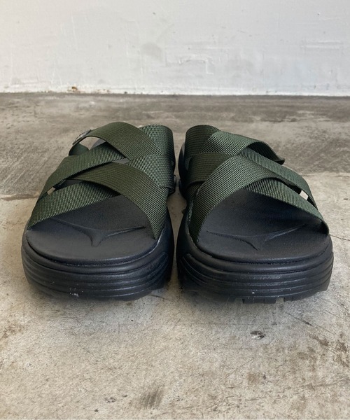 COMMON WARE（コモンウェアー）の「ST:MEI Recycled nylon mesh SANDAL（サンダル・レディース・ブラウン/ライトブラウン/オリーブドラブ/ブラック・26cm/27cm/28cm/23㎝/24cm/25cm/23cm）」の8枚目の写真