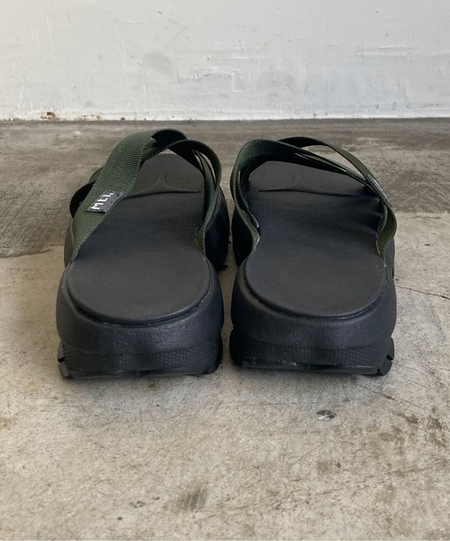 COMMON WARE（コモンウェアー）の「ST:MEI Recycled nylon mesh SANDAL（サンダル・レディース・ブラウン/ライトブラウン/オリーブドラブ/ブラック・26cm/27cm/28cm/23㎝/24cm/25cm/23cm）」の10枚目の写真