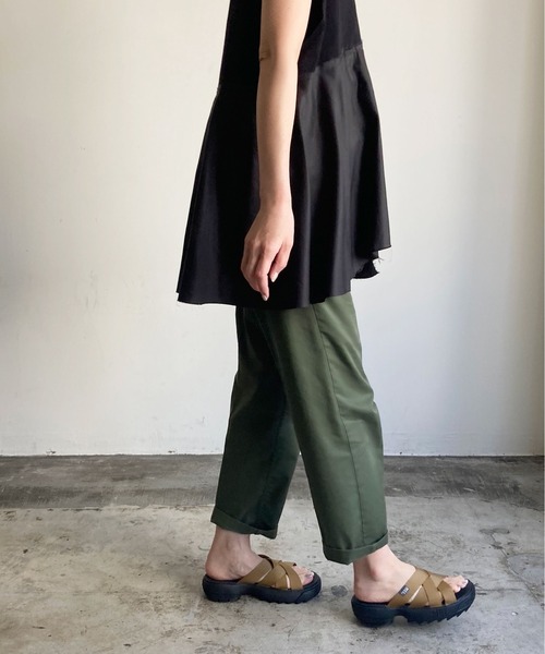 COMMON WARE（コモンウェアー）の「ST:MEI Recycled nylon mesh SANDAL（サンダル・レディース・ブラウン/ライトブラウン/オリーブドラブ/ブラック・26cm/27cm/28cm/23㎝/24cm/25cm/23cm）」の15枚目の写真