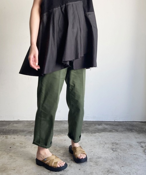 COMMON WARE（コモンウェアー）の「ST:MEI Recycled nylon mesh SANDAL（サンダル・レディース・ブラウン/ライトブラウン/オリーブドラブ/ブラック・26cm/27cm/28cm/23㎝/24cm/25cm/23cm）」の16枚目の写真