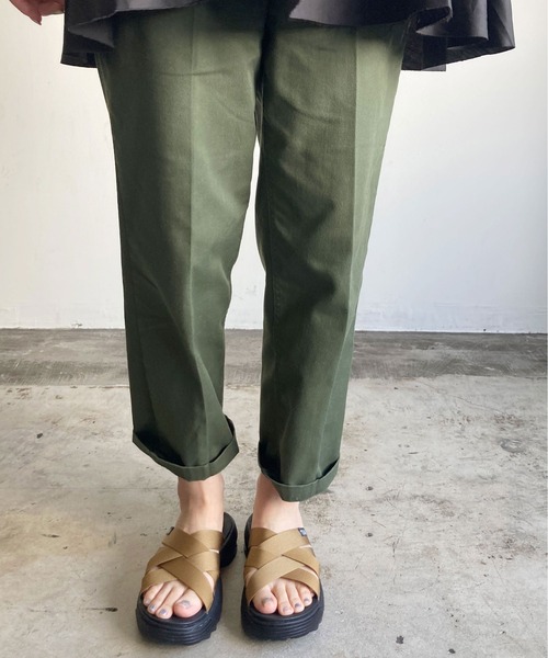 COMMON WARE（コモンウェアー）の「ST:MEI Recycled nylon mesh SANDAL（サンダル・レディース・ブラウン/ライトブラウン/オリーブドラブ/ブラック・26cm/27cm/28cm/23㎝/24cm/25cm/23cm）」の17枚目の写真