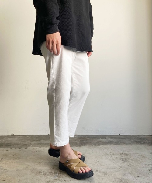 COMMON WARE（コモンウェアー）の「ST:MEI Recycled nylon mesh SANDAL（サンダル・レディース・ブラウン/ライトブラウン/オリーブドラブ/ブラック・26cm/27cm/28cm/23㎝/24cm/25cm/23cm）」の20枚目の写真