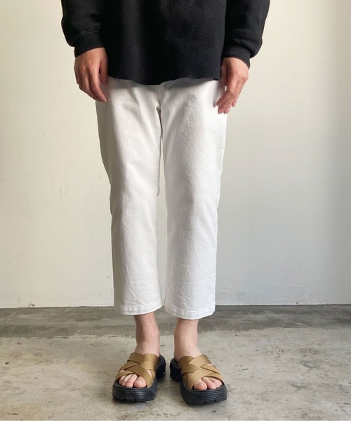 COMMON WARE（コモンウェアー）の「ST:MEI Recycled nylon mesh SANDAL（サンダル・レディース・ブラウン/ライトブラウン/オリーブドラブ/ブラック・26cm/27cm/28cm/23㎝/24cm/25cm/23cm）」の21枚目の写真