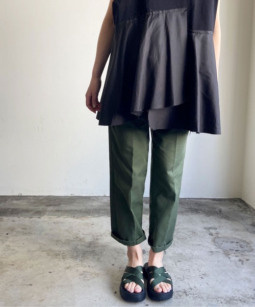 COMMON WARE（コモンウェアー）の「ST:MEI Recycled nylon mesh SANDAL（サンダル・レディース・ブラウン/ライトブラウン/オリーブドラブ/ブラック・26cm/27cm/28cm/23㎝/24cm/25cm/23cm）」の22枚目の写真