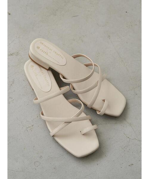 earth music&ecology(アースミュージックアンドエコロジー)の「ORiental TRaffic トングサンダル *(サンダル・レディース・ベージュ/ブラウン/ミント・M/L/S)」の5枚目の写真