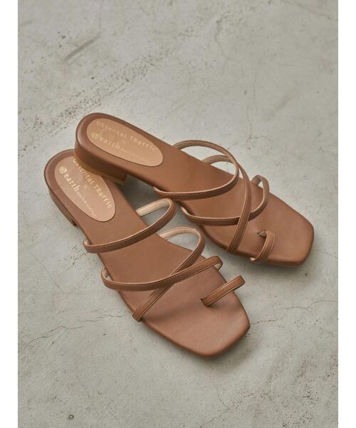 earth music&ecology(アースミュージックアンドエコロジー)の「ORiental TRaffic トングサンダル *(サンダル・レディース・ベージュ/ブラウン/ミント・M/L/S)」の6枚目の写真