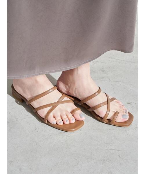 earth music&ecology(アースミュージックアンドエコロジー)の「ORiental TRaffic トングサンダル *(サンダル・レディース・ベージュ/ブラウン/ミント・M/L/S)」の11枚目の写真