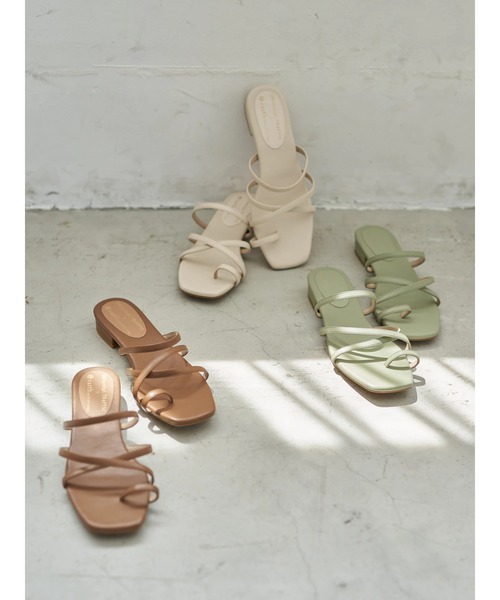 earth music&ecology(アースミュージックアンドエコロジー)の「ORiental TRaffic トングサンダル *(サンダル・レディース・ベージュ/ブラウン/ミント・M/L/S)」の4枚目の写真