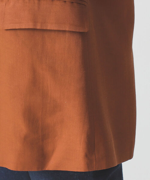 BEAMS LIGHTS（ビームスライツ）の「BEAMS LIGHTS / アセテート ダブルジャケット（テーラードジャケット・レディース・ブラック/ブラウン・38/36）」の12枚目の写真