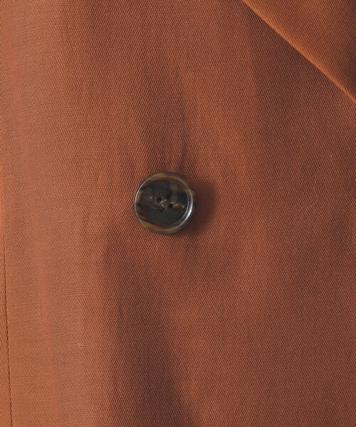 BEAMS LIGHTS（ビームスライツ）の「BEAMS LIGHTS / アセテート ダブルジャケット（テーラードジャケット・レディース・ブラック/ブラウン・38/36）」の13枚目の写真