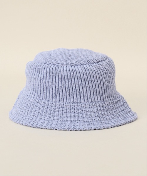 JOINT WORKS（ジョイントワークス）の「【RACAL / ラカル】 Paper knit bucket ハット（ハット・メンズ・ブラック/アイボリー/パープル系その他・FREE）」の5枚目の写真