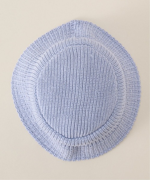 JOINT WORKS（ジョイントワークス）の「【RACAL / ラカル】 Paper knit bucket ハット（ハット・メンズ・ブラック/アイボリー/パープル系その他・FREE）」の6枚目の写真