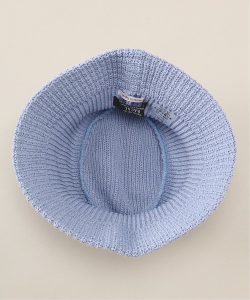 JOINT WORKS（ジョイントワークス）の「【RACAL / ラカル】 Paper knit bucket ハット（ハット・メンズ・ブラック/アイボリー/パープル系その他・FREE）」の7枚目の写真