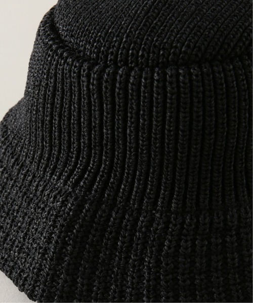 JOINT WORKS（ジョイントワークス）の「【RACAL / ラカル】 Paper knit bucket ハット（ハット・メンズ・ブラック/アイボリー/パープル系その他・FREE）」の9枚目の写真