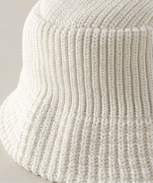 JOINT WORKS（ジョイントワークス）の「【RACAL / ラカル】 Paper knit bucket ハット（ハット・メンズ・ブラック/アイボリー/パープル系その他・FREE）」の10枚目の写真