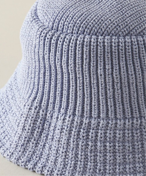 JOINT WORKS（ジョイントワークス）の「【RACAL / ラカル】 Paper knit bucket ハット（ハット・メンズ・ブラック/アイボリー/パープル系その他・FREE）」の11枚目の写真