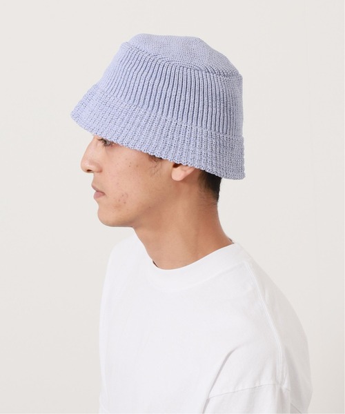 JOINT WORKS（ジョイントワークス）の「【RACAL / ラカル】 Paper knit bucket ハット（ハット・メンズ・ブラック/アイボリー/パープル系その他・FREE）」の13枚目の写真