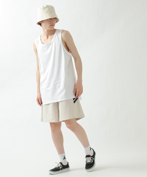 INFLATION（インフレーション）の「INFLATION／Cotton タンクトップ　2956430（タンクトップ・メンズ・ホワイト/グレー/ブラック/カーキ/パープル・MEDIUM/LARGE）」の9枚目の写真