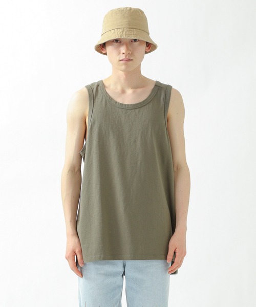 INFLATION（インフレーション）の「INFLATION／Cotton タンクトップ　2956430（タンクトップ・メンズ・ホワイト/グレー/ブラック/カーキ/パープル・MEDIUM/LARGE）」の19枚目の写真