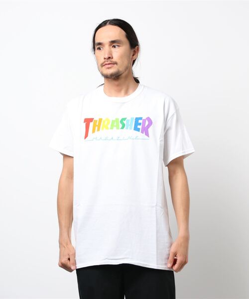 THRASHER(スラッシャー)の「【THRASHER/スラッシャー】(UN)T-SHIRTS(Tシャツ/カットソー・メンズ・ホワイト/ブラック/パープル/ネイビー/オレンジ・MEDIUM/LARGE/X-LARGE)」の2枚目の写真
