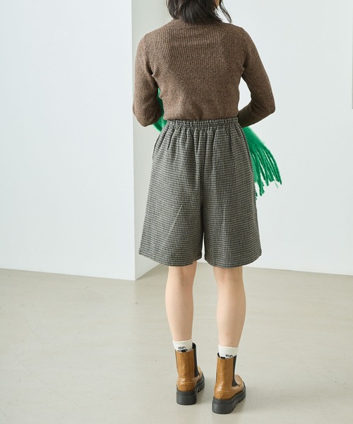 forksy.(フォルクシー)の「【forksy.】メランジスリットスリーブタートルニット(ニット/セーター・レディース・ネイビー/ブラウン/グリーン/ワイン・FREE)」の19枚目の写真