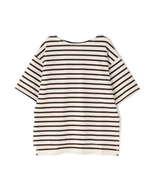 N.(N. Natural Beauty Basic)(エヌエヌナチュラルビューティーベーシック)の「◆スリットボーダーTシャツ(Tシャツ/カットソー・レディース・ブラック系その他/ブラウン系その他/ブルー系その他・MEDIUM)」の17枚目の写真